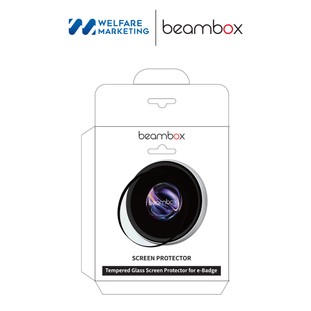 beambox e-Badge Screen Protector ฟิล์มกันรอยสำหรับสมาร์ทแบดจ์ (กันรอยขีดข่วน กันรอยนิ้วมือ ลดแสงสะท้