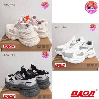 รองเท้าผ้าใบบาโอจิ BAOJI เเท้100% BJW 1164 รองเท้าผ้าใบผู้หญิง ไซร้ 37-41