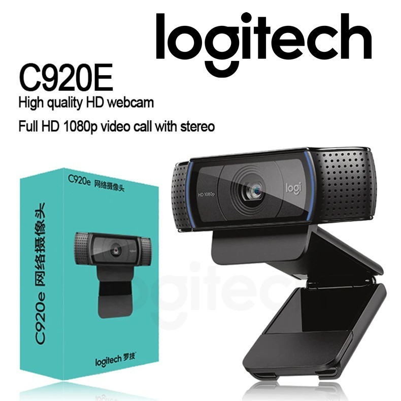 Logitech C920e HD Pro Webcam Full HD 1080P เว็บแคม ของแท้ ประกันศูนย์ 3ปี