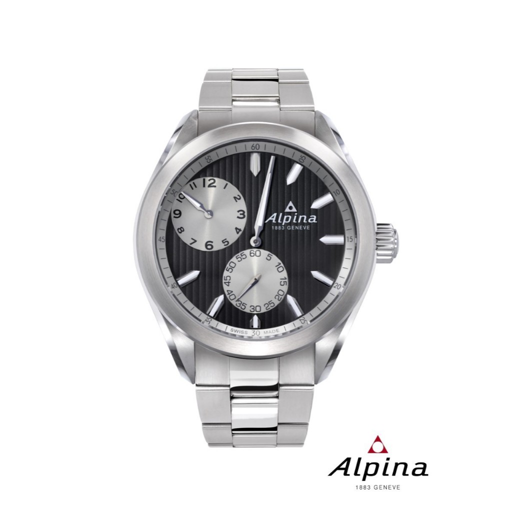 Alpina Automatic AL-650BSS5E6B Regulator Men's Watch ( นาฬิกาข้อมือผู้ชายระบบออโตเมติก )
