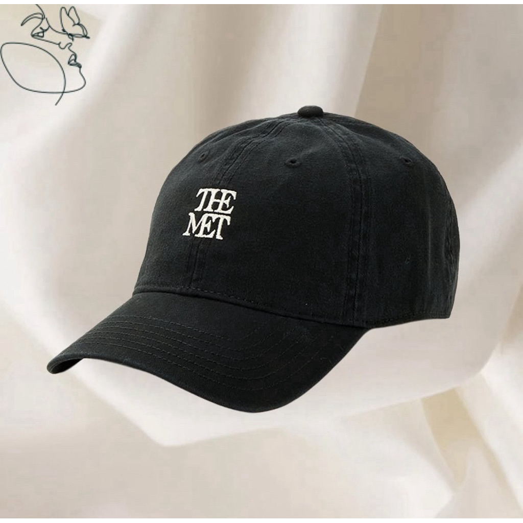ส่งต่อ หมวก New Era 9TWENTY - The Met Logo Hat in Black