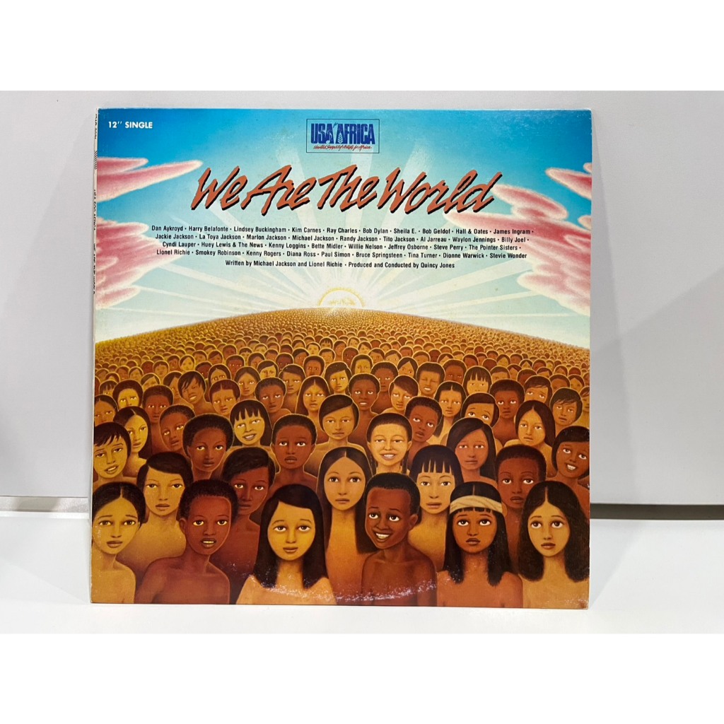 1LP Vinyl Records แผ่นเสียงไวนิล WE ARE THE WORLD - USA FOR AFRICA  (E6A4)