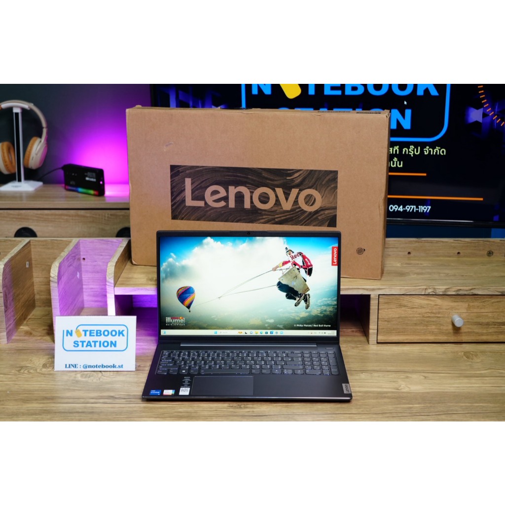 (ของใหม่)Lenovo IdeaPad 5 i5-1235U Ram16 SSD512 จอ15.6 FHD IPS คีย์บอร์ดไฟ สเปคสูงครบกล่อง เพียง 16,