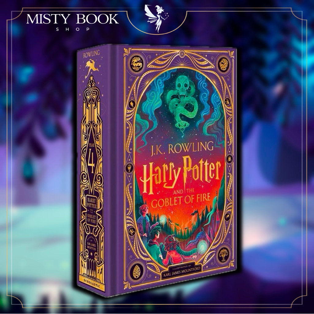[พรีออเดอร์ 10-15วัน] นิยายภาษาอังกฤษ  Harry Potter and the Goblet of Fire (เล่ม 4) : MinaLima Editi