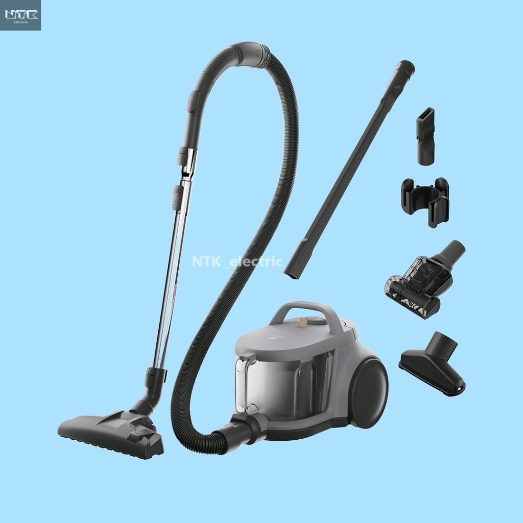 ELECTROLUX เครื่องดูดฝุ่นแบบกล่อง 2 ลิตร 2000 วัตต์ EFC52614 สีเทา