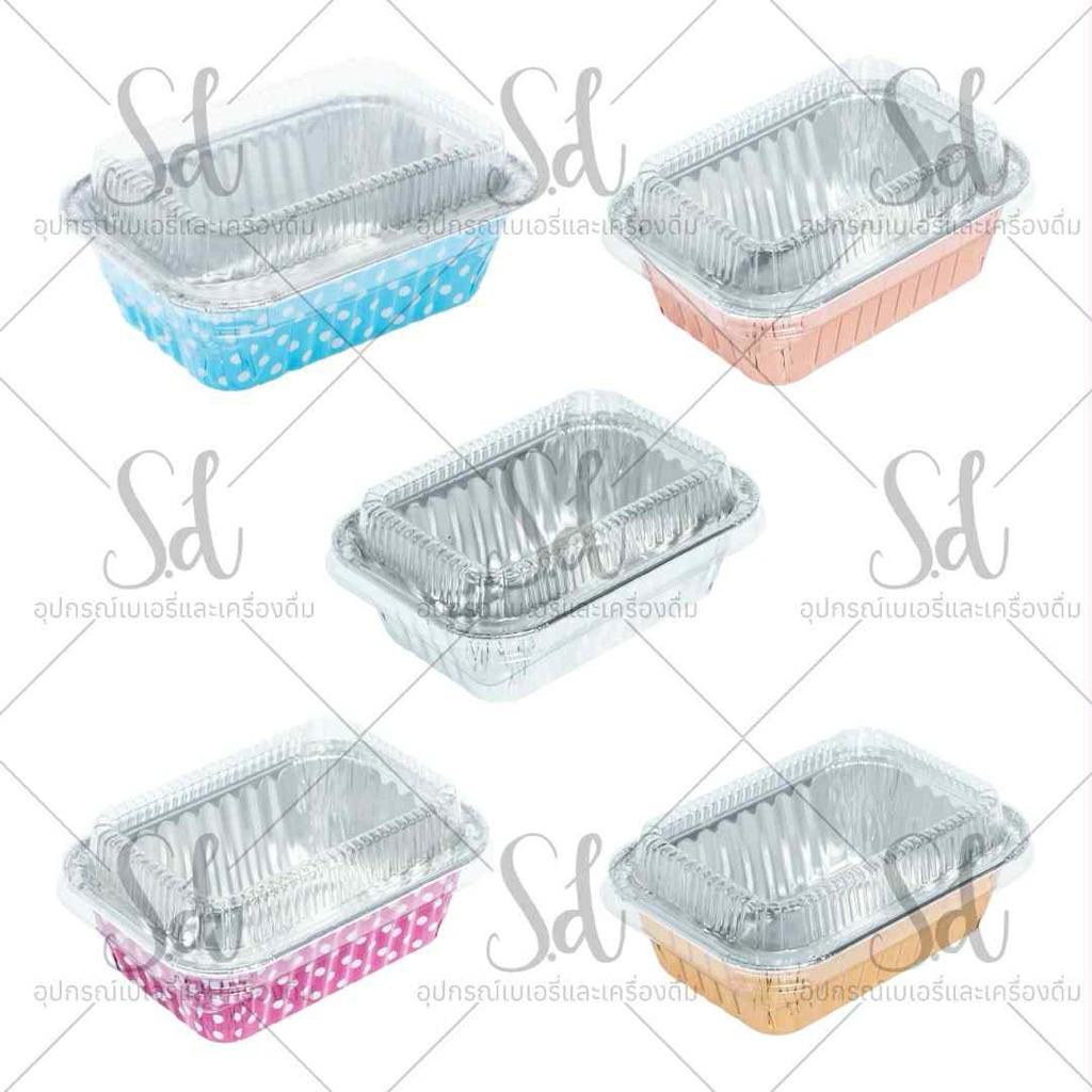 S&S ฟอยล์ 4004 สีเงิน/สีทอง/สีโรสโกลด์/ชมพูจุด/ฟ้าจุด แพ็ค 10 ใบ (140 มล.)