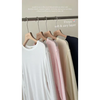 FADTHINGS : froyo - soft touch & airy layer 🩷 ผ้าบางเบา*นิ่มที่สุด