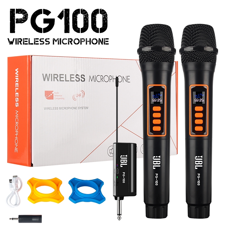 JBL PG100 ไมโครโฟนไร้สาย ชุดความถี่ U-band ปกป้องความถี่ไมโครโฟนไปยังย่านความถี่ FMU ไมโครโฟนไร้สาย