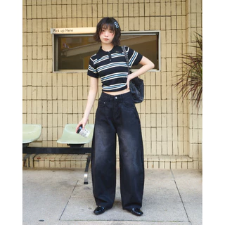 Boxy Barrel Jeans (บ็อกซี่)