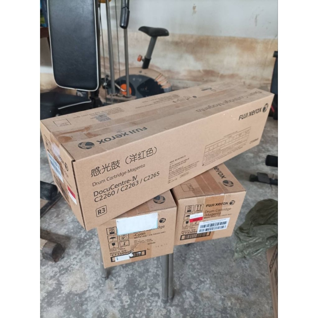 Drum ของแท้ Fuji Xerox CT350949 CT350948 CT350949  ยก set 3 อัน For เครื่องถ่ายเอกสาร Fuji Xerox c22