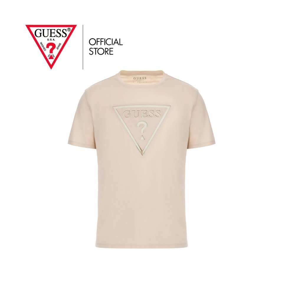 GUESS เสื้อยืดผู้ชาย รุ่น X4GI00KAK91 สีเบจ