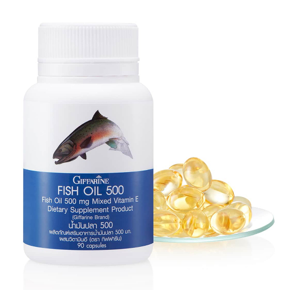 รหัส 40207 น้ำมันปลา (ขนาด 500 มก. บรรจุ 90 แคปซูล)