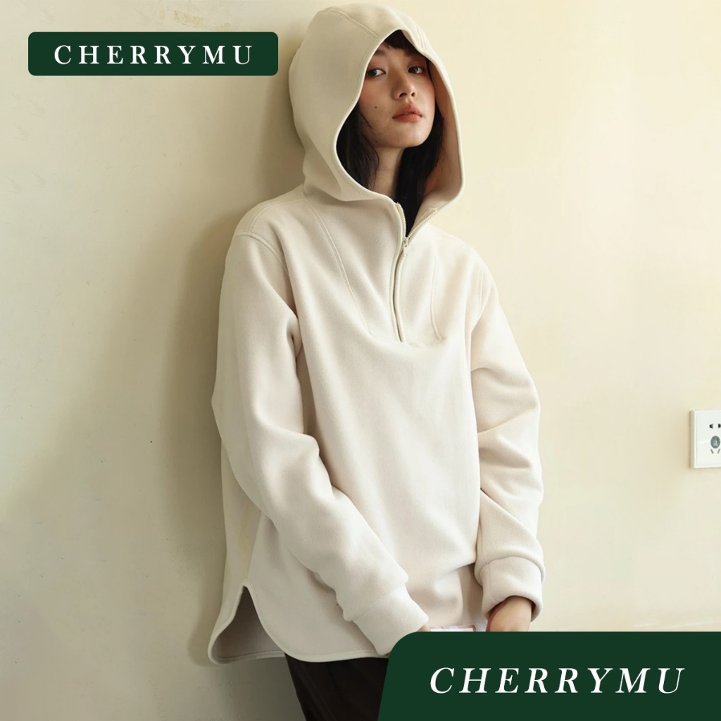(ส่งด่วน❗) CHERRYMU รุ่น CS201 เสื้อฮู้ดกันหนาว เสื้อกันหนาวแฟชั่น เสื้อแจ็คเกต