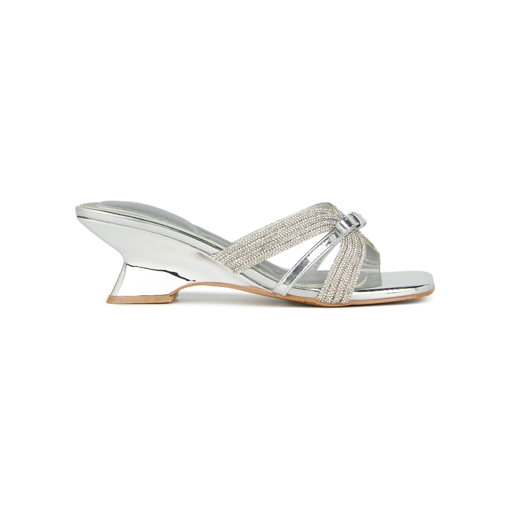 SHU BEDDY 2" DGB PETITE BOW WEDGES รองเท้าส้นสูง