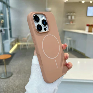 ส่งจากไทย สำหรับ ไอโฟน i17 17air 17promax เคสกำมะหยี่ ชาร์จได้ สีพื้น งานกล่อง เคสนิ่ม ซิลิโคน 16 16promax 15 14 13 11