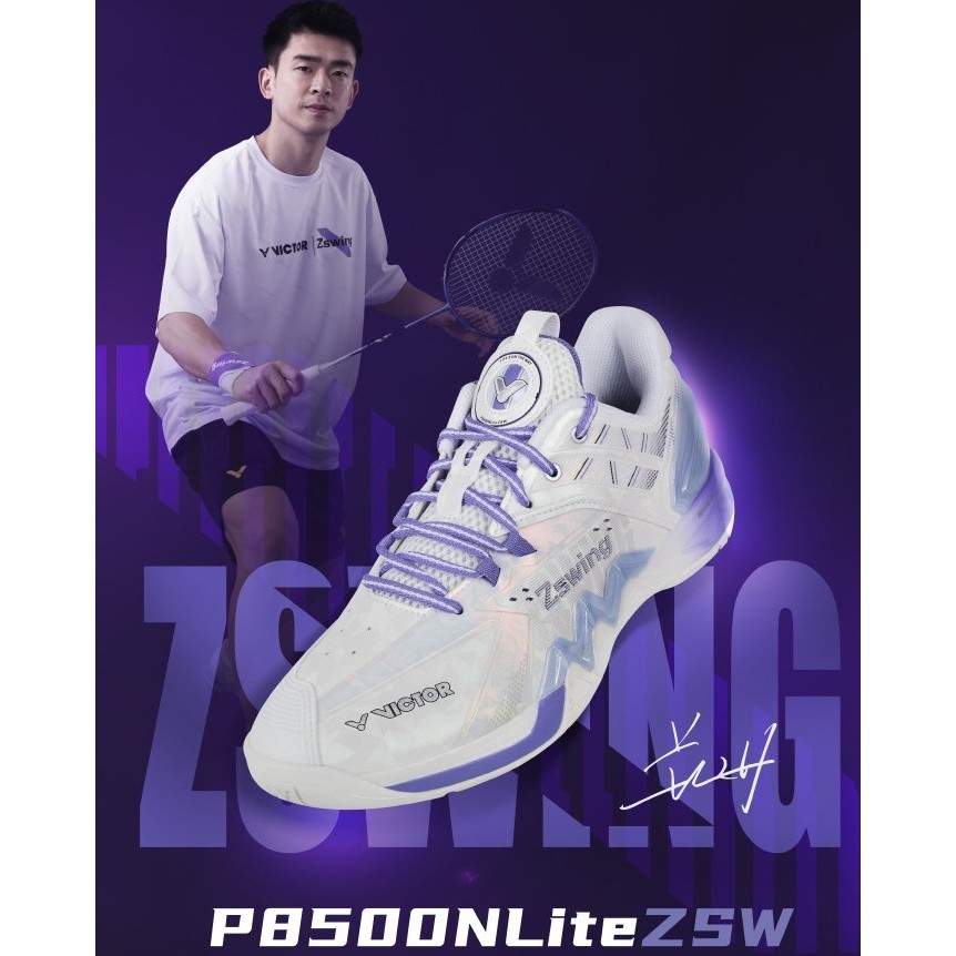 VICTOR รองเท้ากีฬาแบดมินตัน รุ่น P8500 Nitrolite ZSW (DX/AJ) ลิขสิทธิ์แท้จาก VICTOR SPORT THAILAND