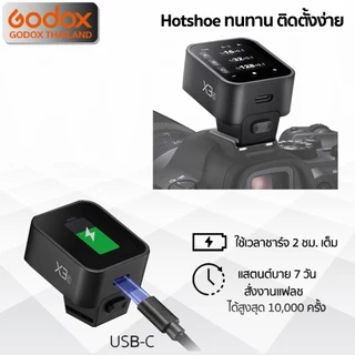 Godox Trigger X3 , TTL Wireless Flash Trigger 2.4GHz / Godox Thailand