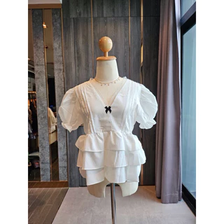 เสื้อขนมถ้วยฟู ระบาย 3 ชั้น Ls 022