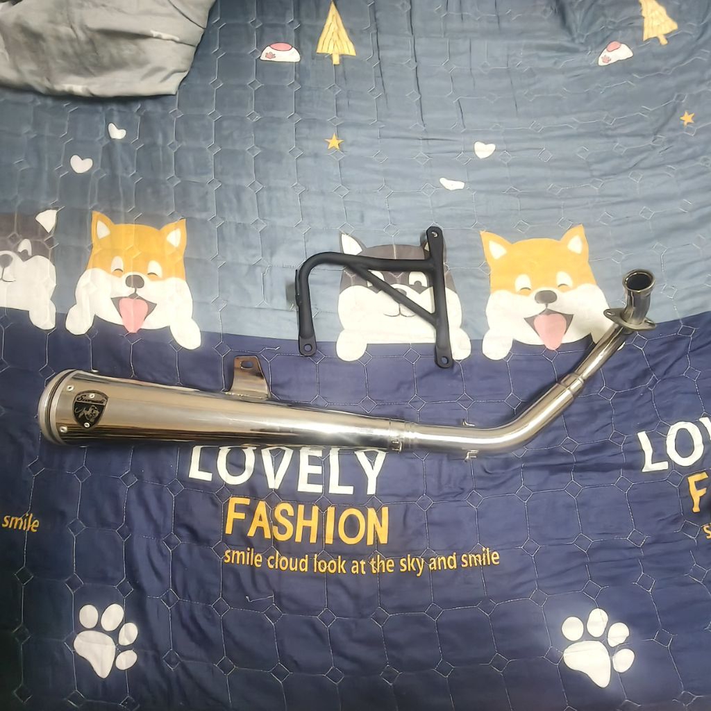 ท่อแต่งแท้ Trap  สำหรับ Scomadi TL125 รุ่นคาบู