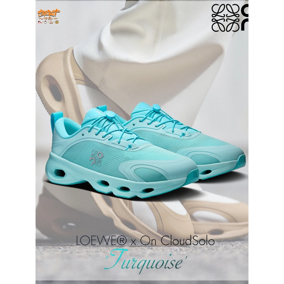 LOEWE x ON Cloudsolo "Turquoise" (M929282X38-5150/3MF30661748/L929282X38-5150/3WF30601748) สินค้าของ