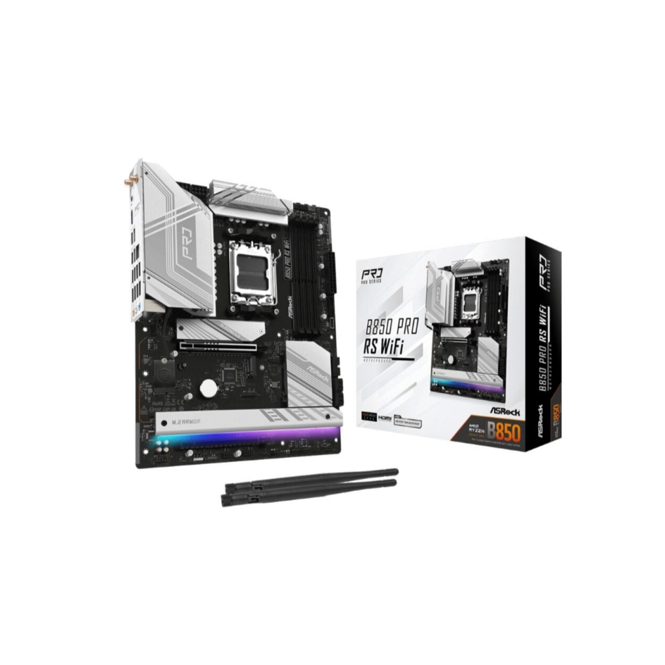 MAINBOARD (AM5) ASROCK B850 PRO RS WIFI DDR5 เมนบอร์ด