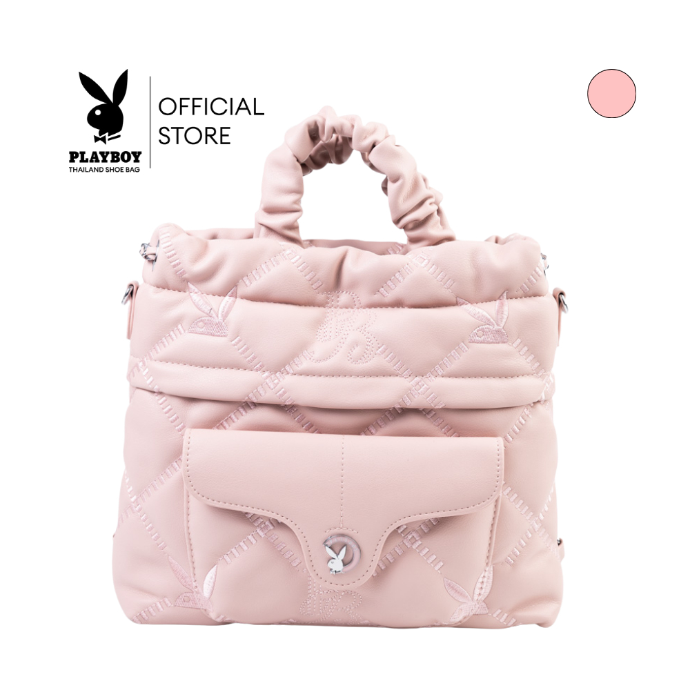 Playboy حقيبة Fuwa Soft Satchel كروس وظهر — صورة 2