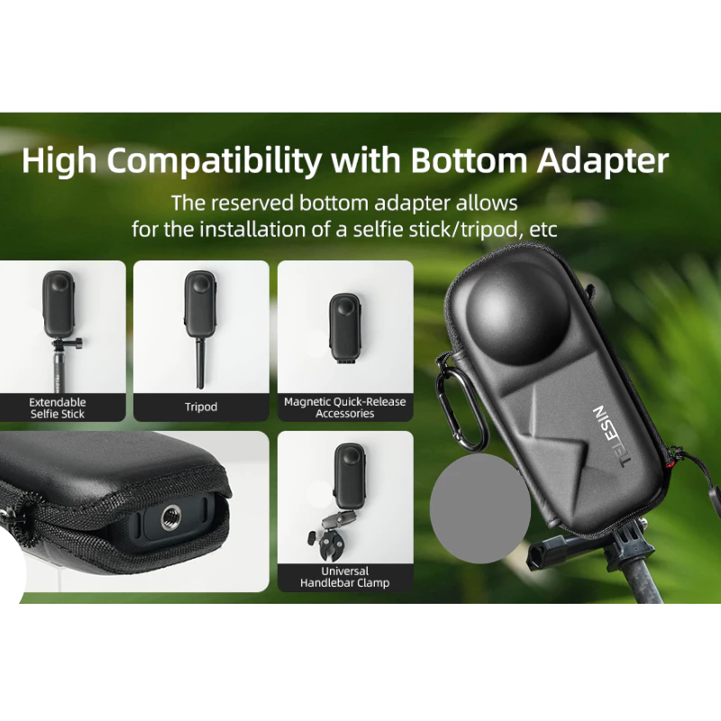 Telesin Insta360 X5 / X4 Carrying Case กระเป๋าเก็บกล้องแบบเปิดด้านล่าง thumbnail 3
