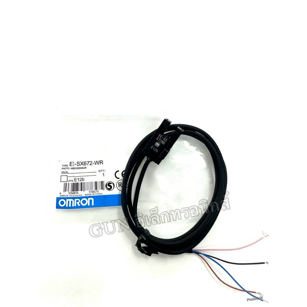 EE-SX672-WR Sensor เซ็นเซอร์ ก้ามปู ระยะตรวจจับ : 5mm ไฟเลี้ยง : 5-24 VDC ประเภทเอาต์พุต : NPN, NO /