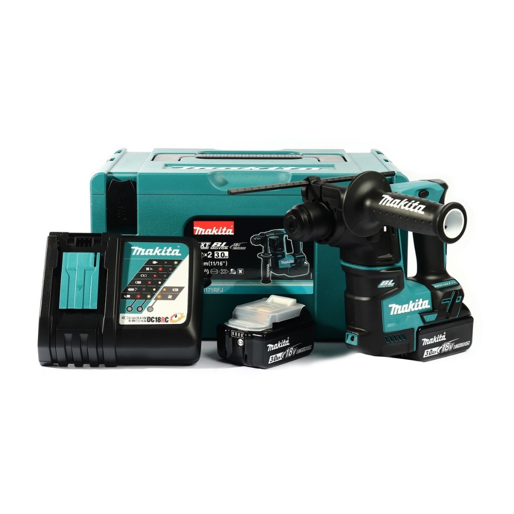 MAKITA สว่านโรตารี่ไร้สาย 18V ดอก SDS-PLUS DHR171Z  (ตัวเปล่าแกะจากแบบชุด) / DHR171RFJ (ครบชุด) / DH