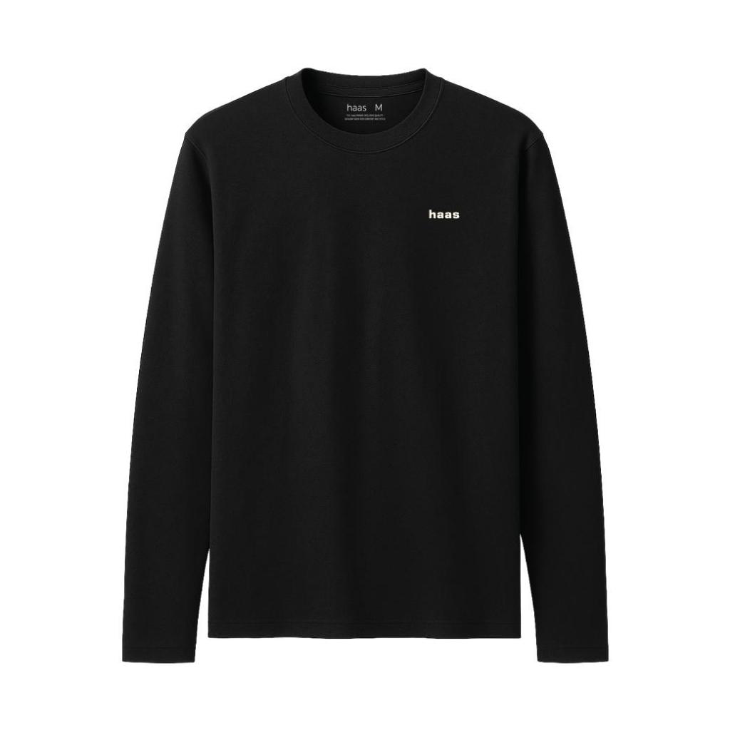 Haas เสื้อยืดกันหนาวแขนยาว ผ้าคอตตอน Unisex รหัส SBSK5762 ราคา ถูกที่สุด ดีลบีเคเค แกลเลอรีภาพที่ 7