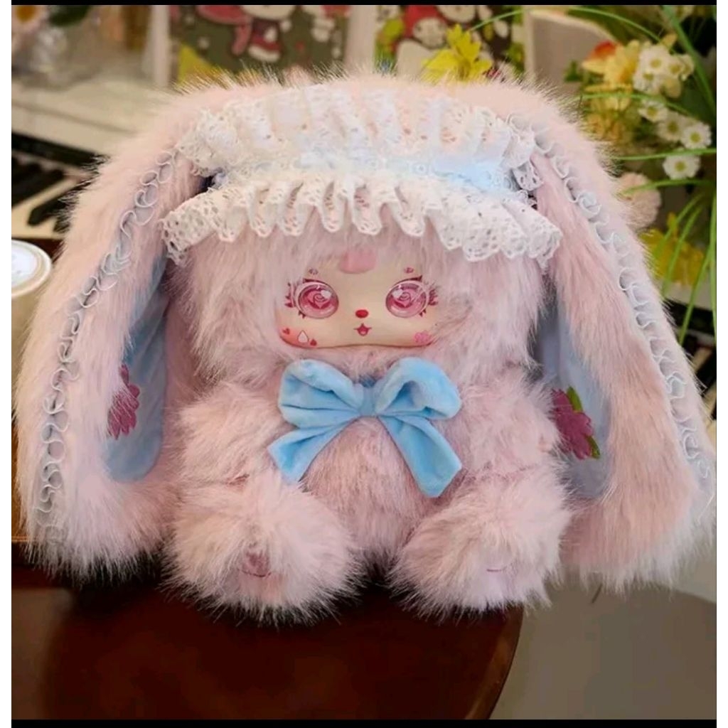 พร้อมส่ง Samuel Rabbit elf 680%กระต่ายเช็คการ์ดสีเชอรี่