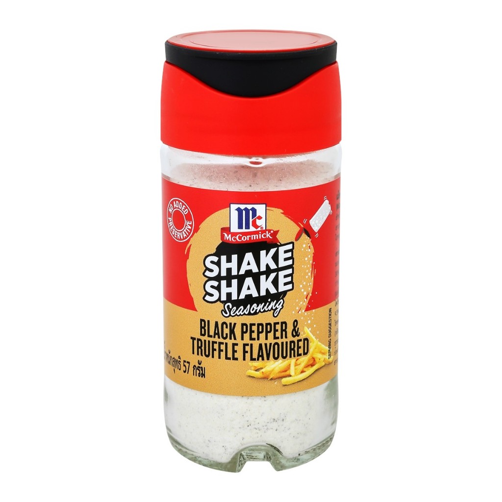 McCormick แม็คคอร์มิค ผงปรุงรสผงเขย่า รสพริกไทยดำและเห็ดทรัฟเฟิล 57 กรัม Black Pepper and Truffle