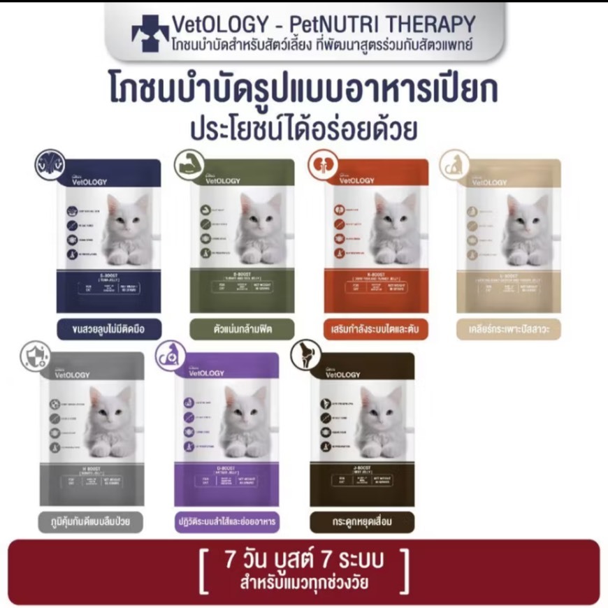 VetOLOGY อาหารเปียกสำหรับแมว เหมาะกับทุกช่วงวัย | [80g]