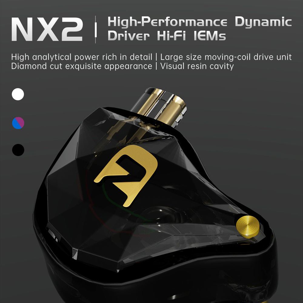ND NX2 In ear Monitor หูฟังสำหรับนักดนตรี / หูฟัง Monitor / หูฟังเพลง / หูฟังสำหรับงานเสียง