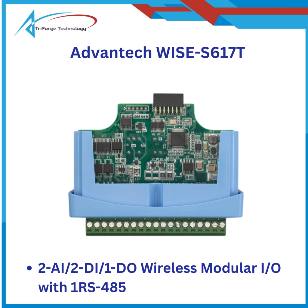 Advantech WISE-S617T 2-AI/2-DI/1-DO Wireless Modular I/O with 1RS-485