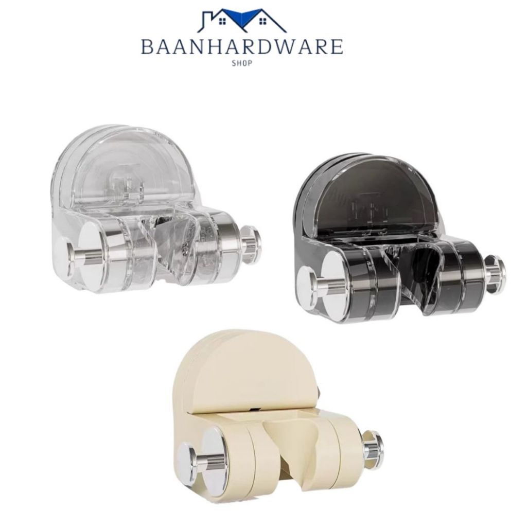 BAANHARDWARE ที่ติดฝักบัว ห้องน้ำ ที่แขวนฝักบัว แบบสูญญากาศติดผนัง ไม่ต้องเจาะ ติดตั้งง่าย เคลื่อนย้ายได้ MA-J-066