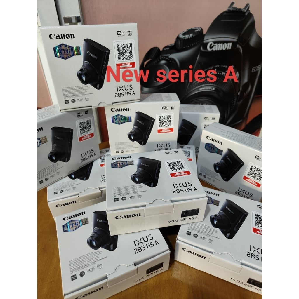 กล้อง canon ixus 285 hs A รุ่นใหม่ล่าสุด  สีเงิน นำเข้าโดย canon ไทย กันยายน 2568  มือ1 ส่งไวมาก แท้