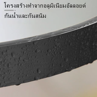 AiHome กระจกแท้ 40/50/60/70/80cm กระจกห้องน้ำ บานใหญ่ กระจกติดผนัง กรอบ​สวย ผิวเรียบสนิท