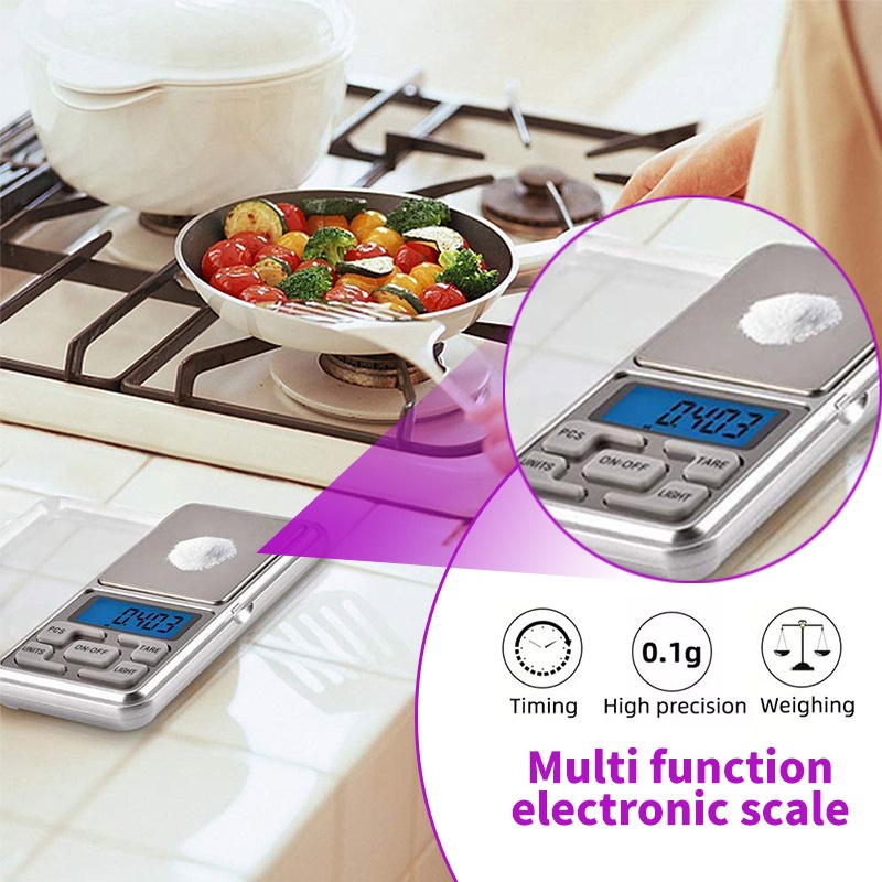 เครื่องชั่งเครื่องประดับ ตาชั่งดิจิตอล ขนาด 0.01g-200g Mini Digital Scale - รูปที่ 5
