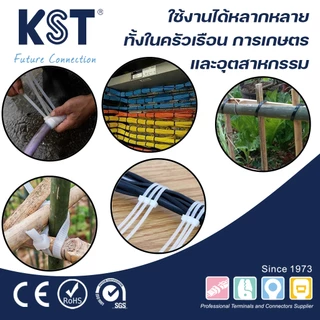 เคเบิ้ลไทร์ สายรัดเอนกประสงค์ ขนาด 4-8นิ้ว สีขาว/ดำ ราคาดี ถุงละ100ชิ้น