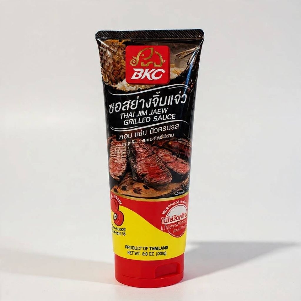 ซอสย่างจิ้มแจ่ว ตรา BKC 280g Thai Jim Jaew Grilled Sauce 280g​ (BBF 30122026)