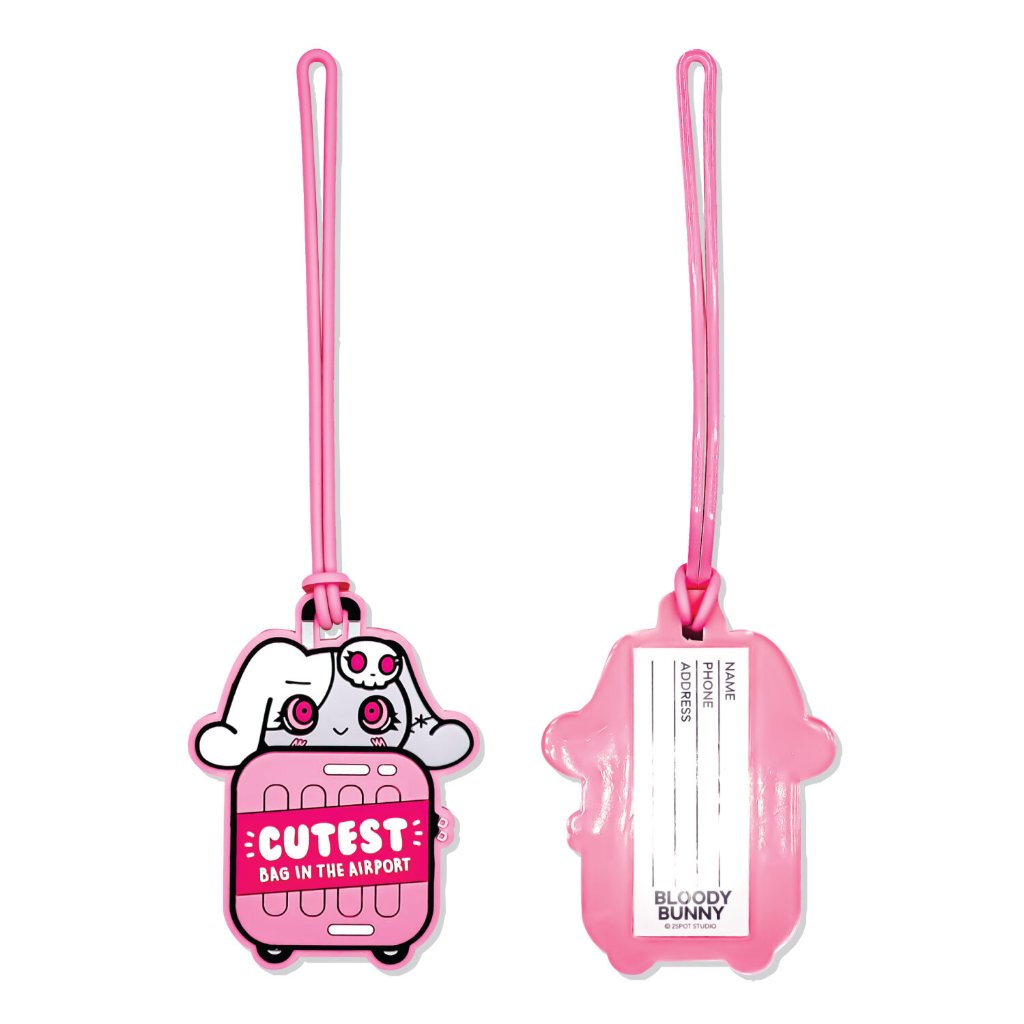 ป้ายคล้องกระเป๋า MUMU LUGGAGE TAG (CUTEST/PINK)