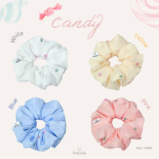 Belynda ♥ Scrunchies ♥ Candy ♥ Regular / Large ยางรัดผม โดนัท รุ่น Candy