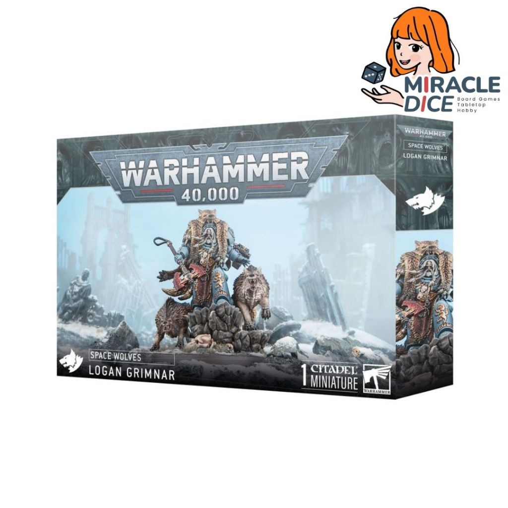 [พร้อมส่ง] Warhammer 40K : Space Wolves : Logan Grimnar