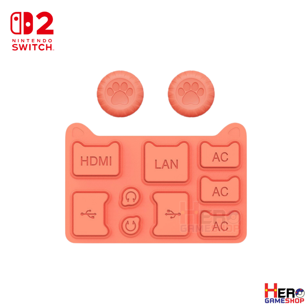 Switch2 Meow silicone dust plug ชุดกันฝุ่น 11 ชิ้น สำหรับ รูปที่ 7