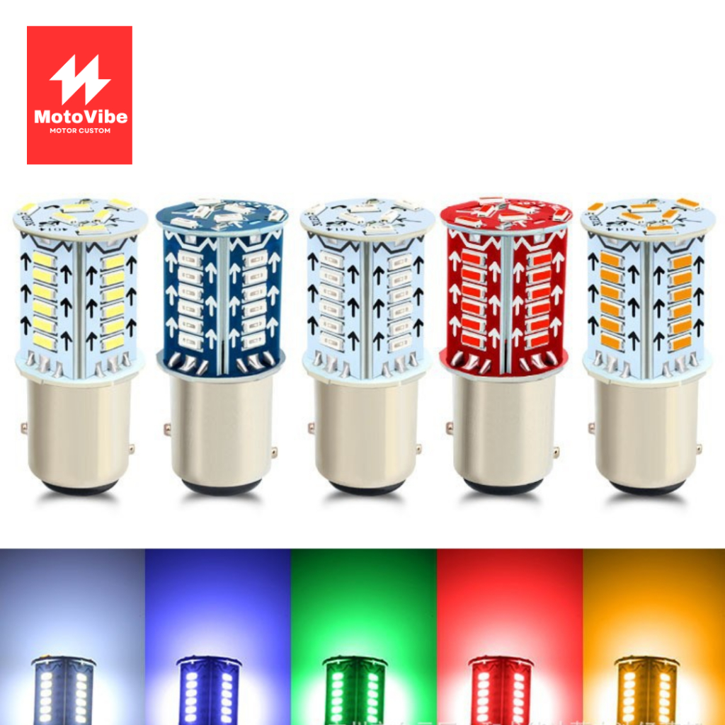 หลอดไฟ LED  BA15S (1156) | ไฟถอย ไฟเลี้ยว ไฟหรี่ | ชิปสว่าง 360°