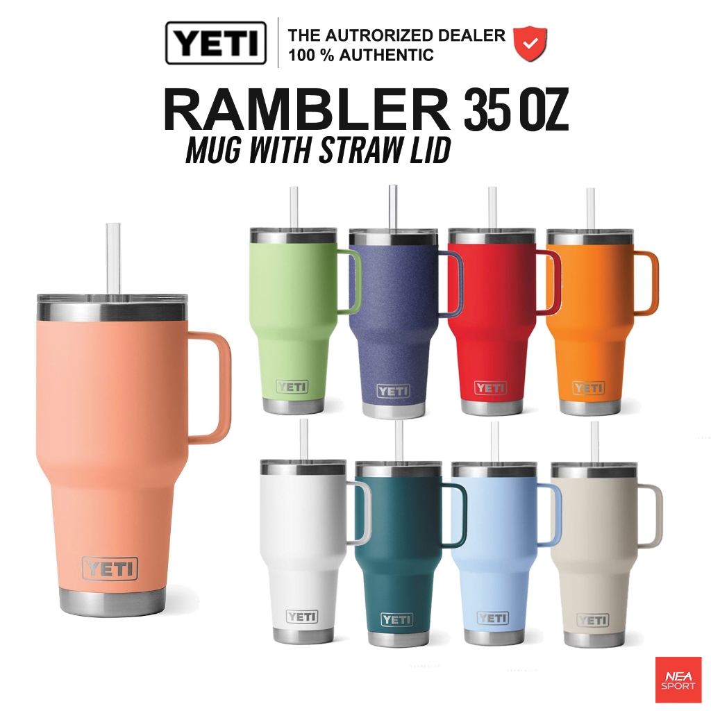 [เยติ คุณภาพต้องมาก่อน!] YETI RAMBLER 35 OZ MUG WITH STRAW LID เยติ ลิขสิทธิ์แท้
