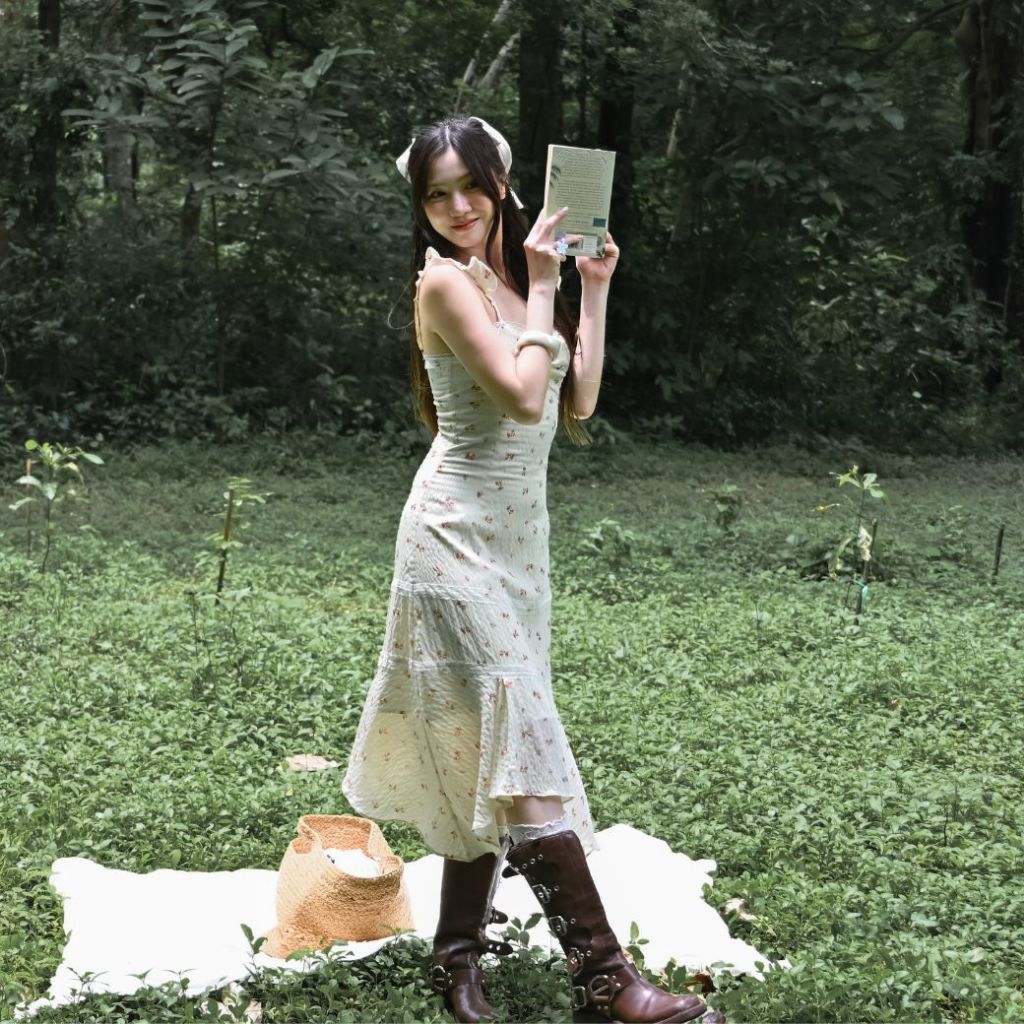 เดรสยาว Fleur de Lune | PJKK.STUDLO