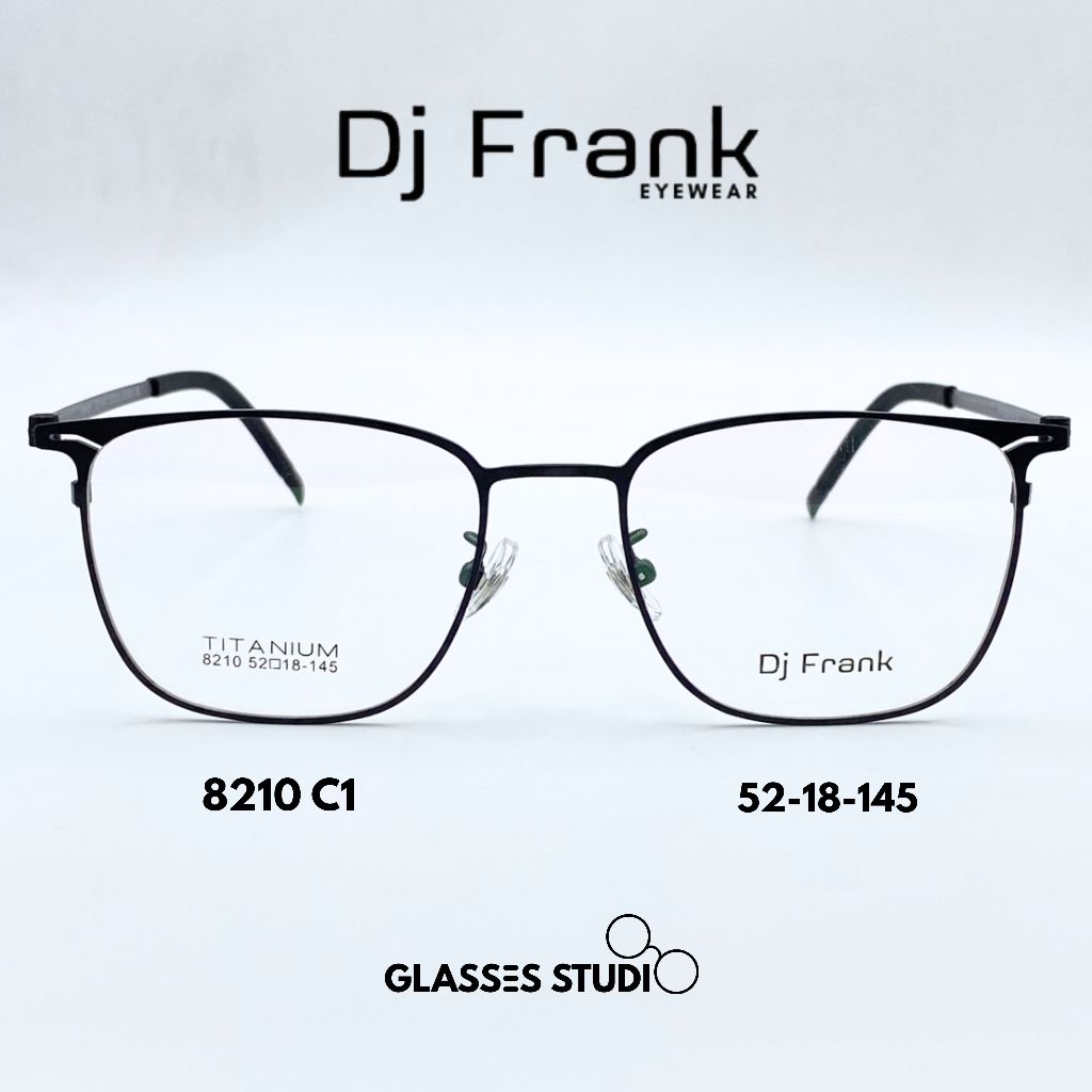 กรอบแว่นตา Dj Frank 8210 (สีดำ) 52-18-145