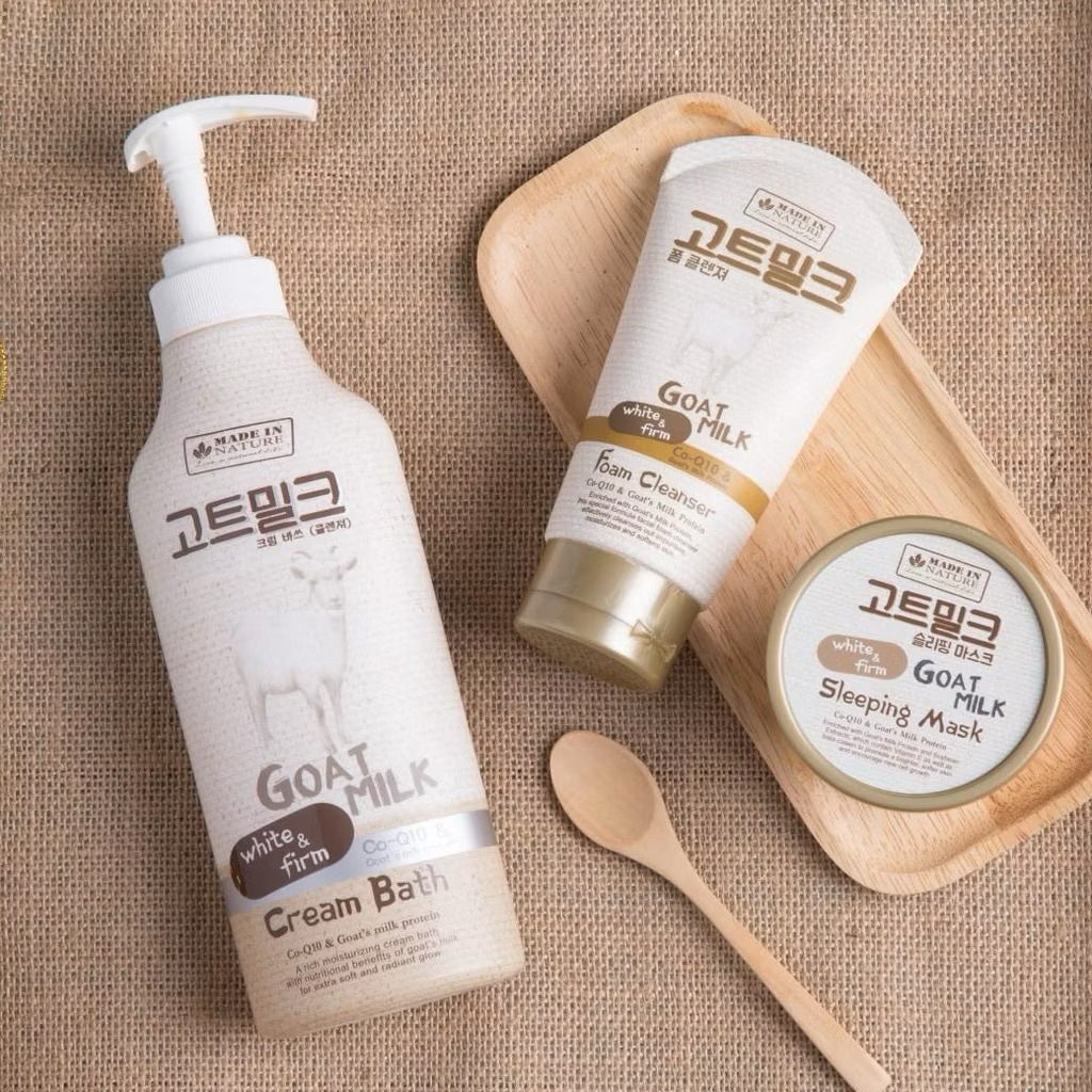 ของแท้ 100% จาก Shop โฟมล้างหน้านมแพะ Exp.2027 Beauty Buffet Made In Nature Goat Milk White & Firm Foam Cleanser 100 ml. ราคา ถูกที่สุด ดีลบีเคเค แกลเลอรีภาพที่ 2